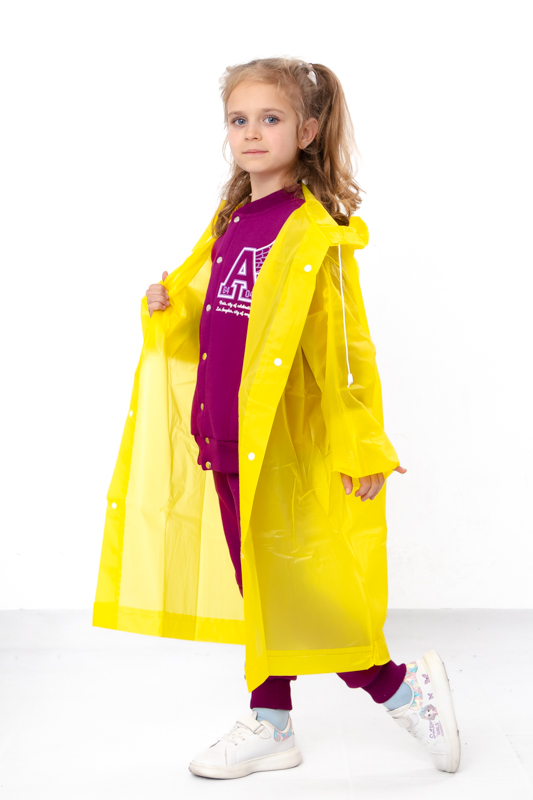 Дощовик дитячий з капюшоном